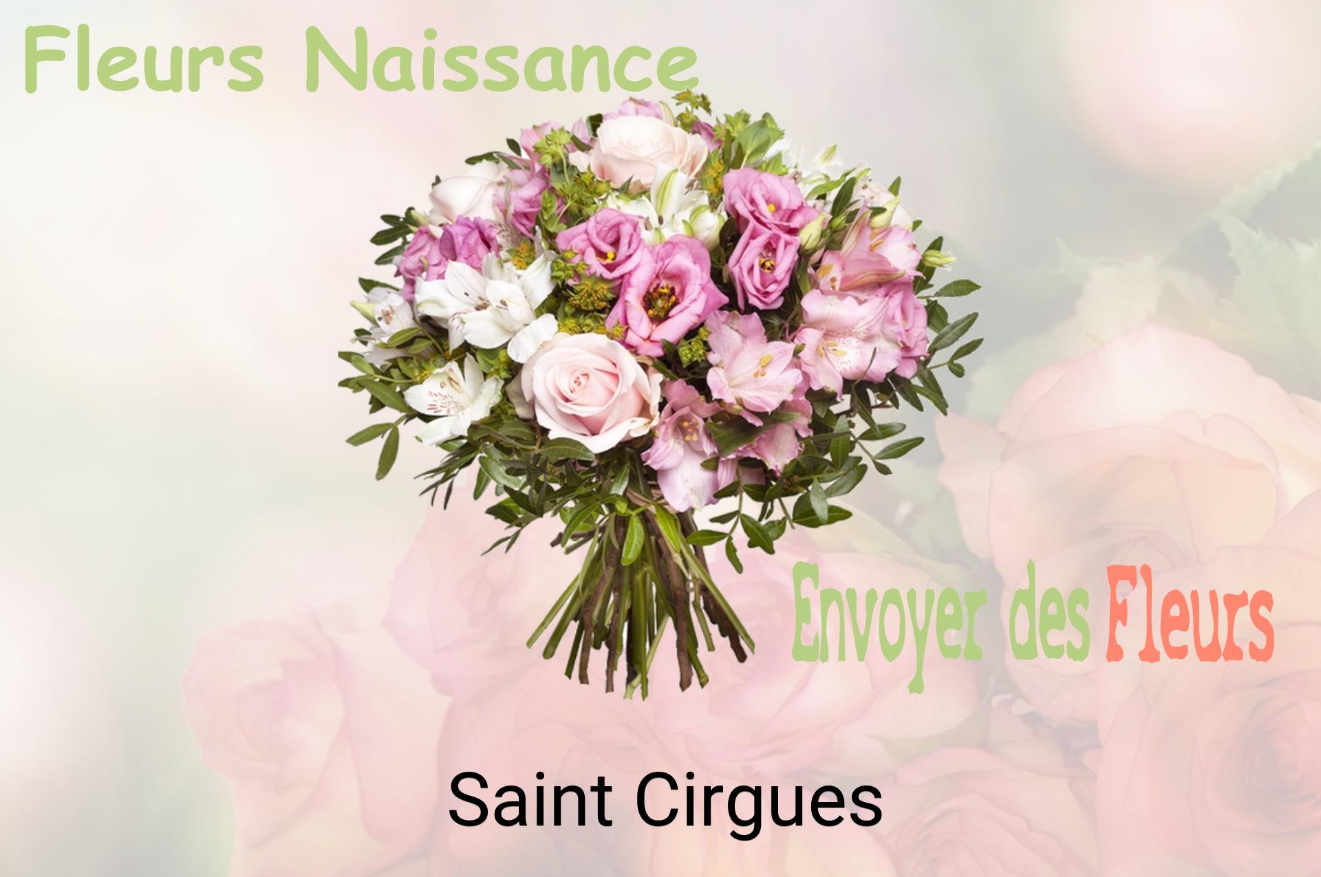 Bouquet de fleurs de naissance livré à Saint-Cirgues